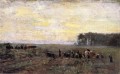 Haying Szene Impressionist Indiana Landschaften Theodore Clement Steele